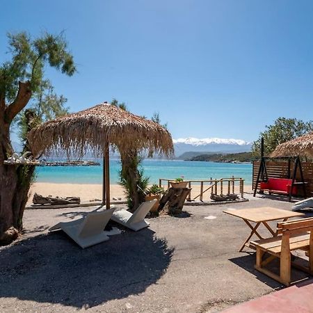 Sea And Sun Metaxy Mas, Brand-New, Beachfront ! Chania  Bagian luar foto