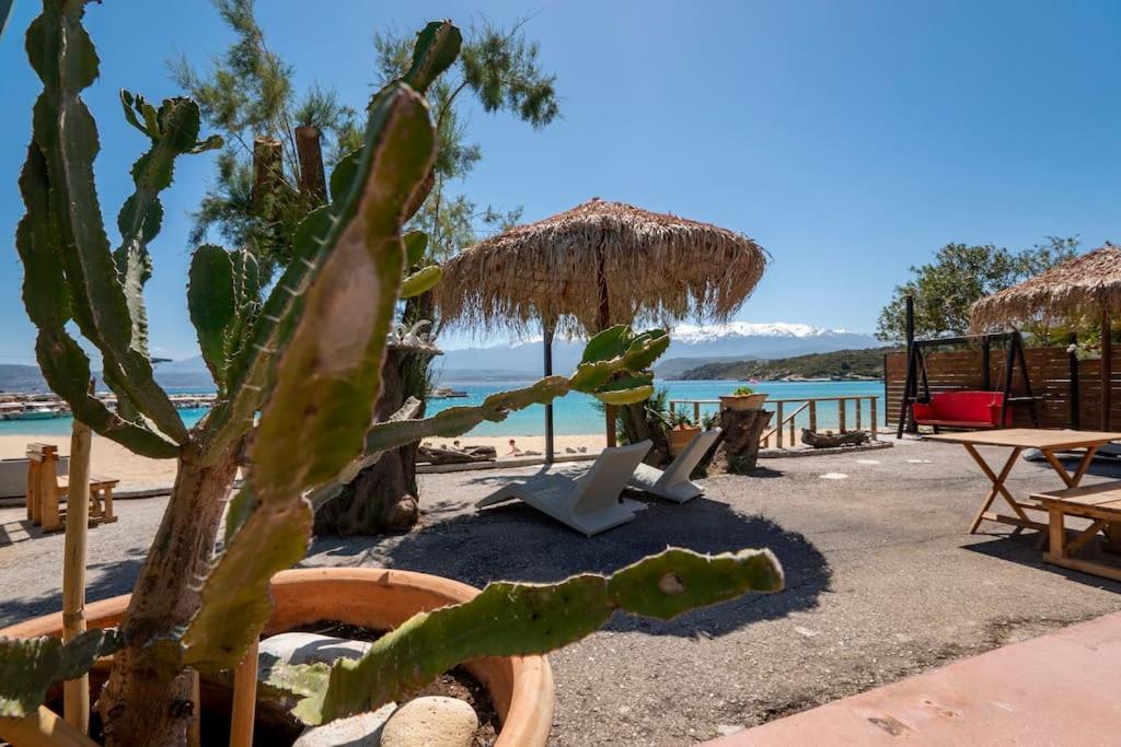 Sea And Sun Metaxy Mas, Brand-New, Beachfront ! Chania  Bagian luar foto