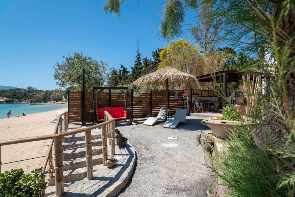 Sea And Sun Metaxy Mas, Brand-New, Beachfront ! Chania  Bagian luar foto